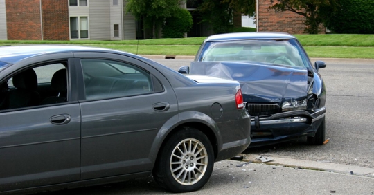 Car crash with an uninsured motorist.